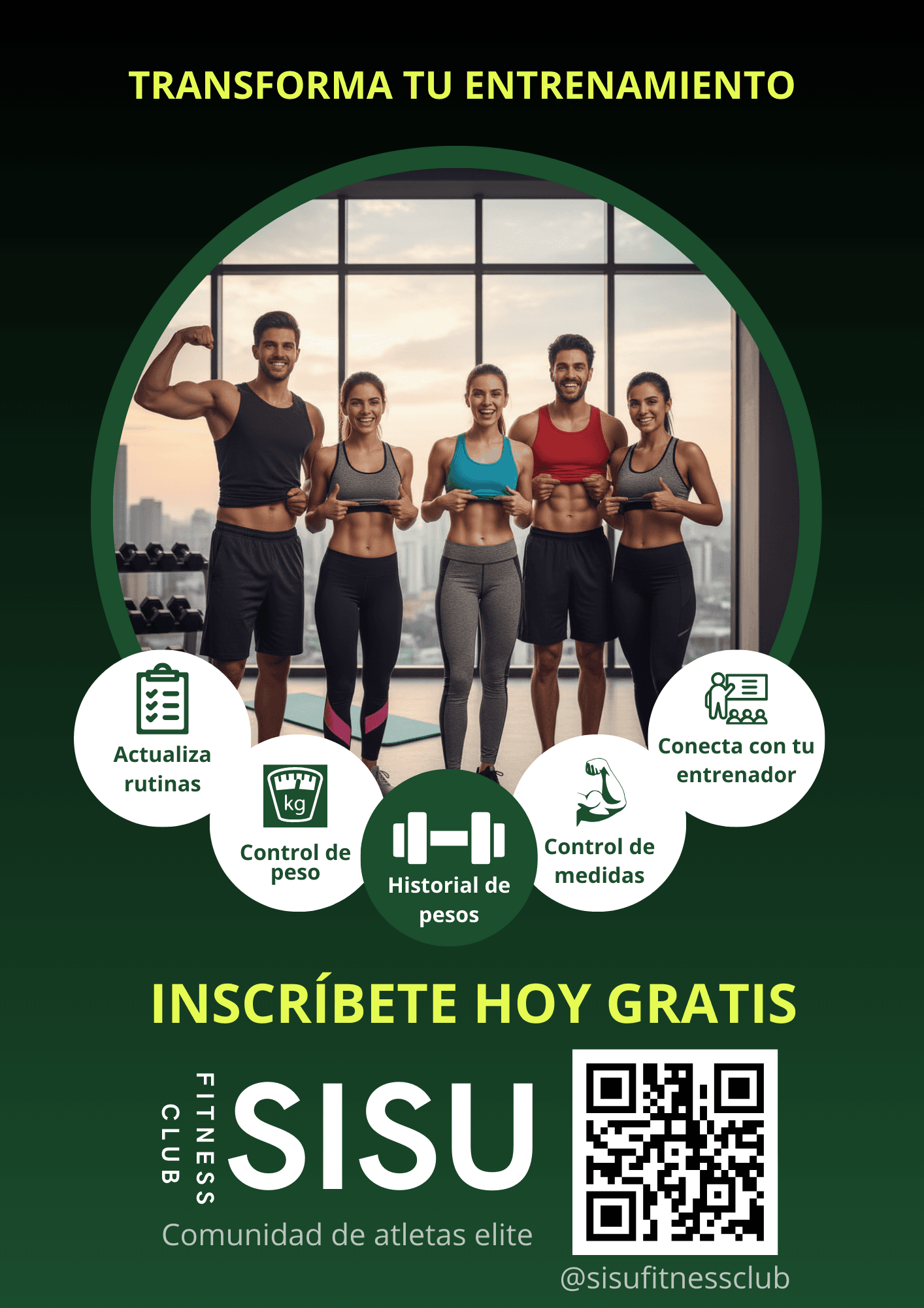 SISU fitness club Screenshot